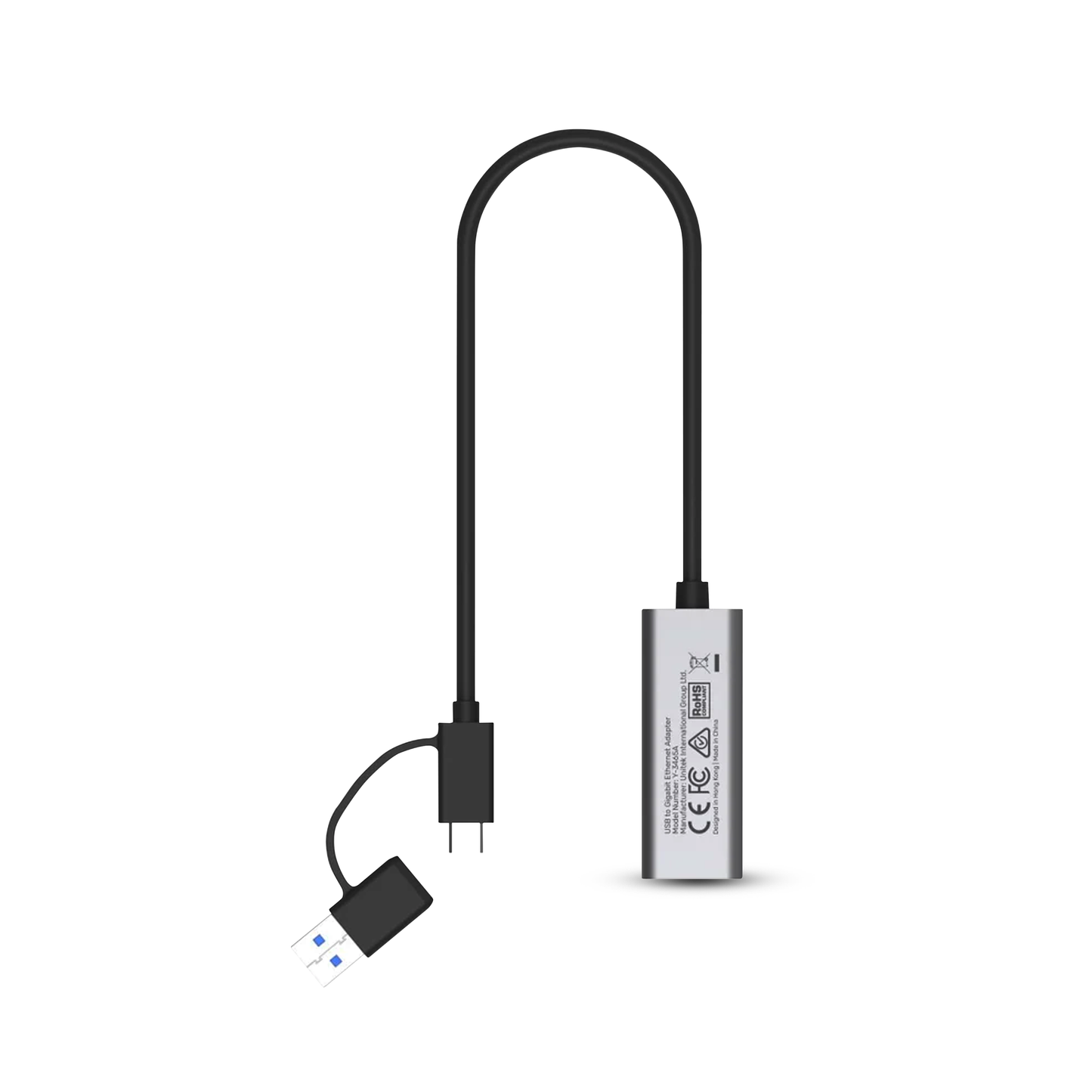Unitek Y-3465A USB to Gigabit Ethernet Adapter (UNIY3465A)