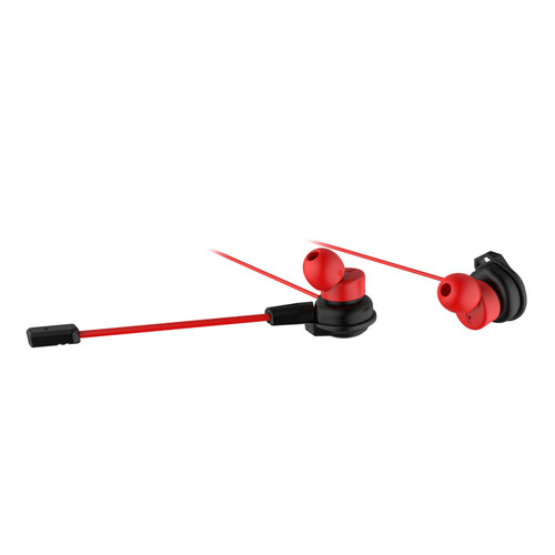 Havit Ge02 In-Ear Gaming Earplugs Red With Detachable Mic