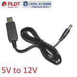 USB power boost line DC 5V to DC 9V / 12V Step UP CABLE