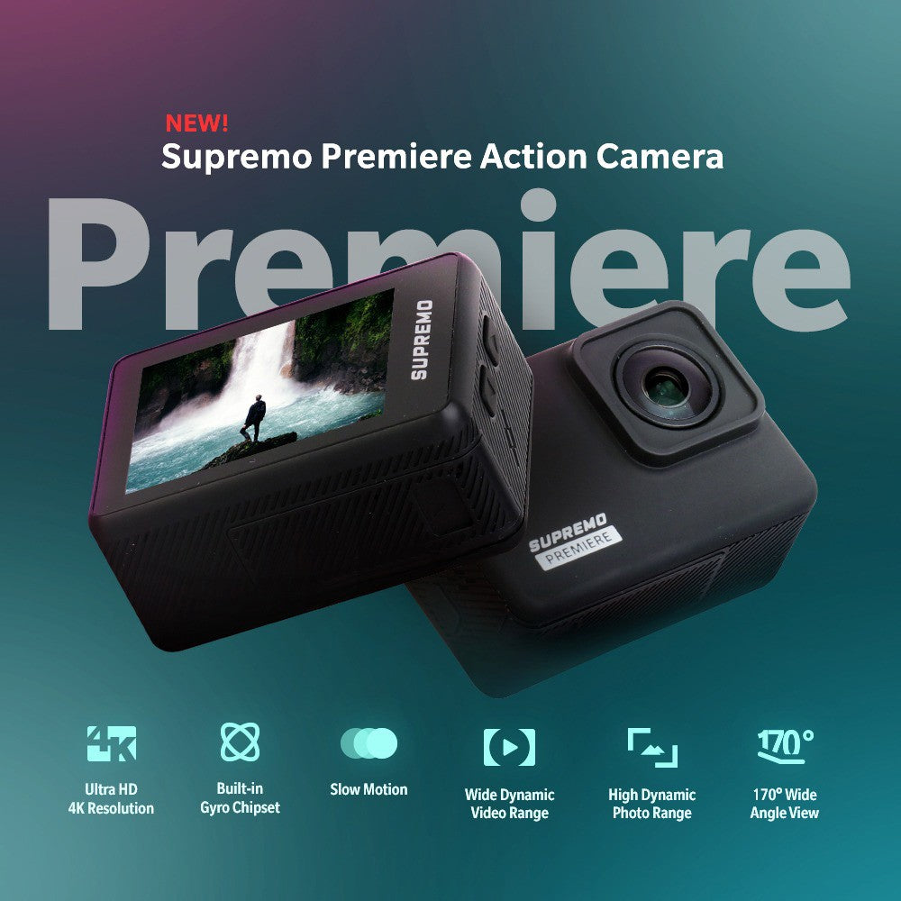 SUPREMO PREMIERE ACTION CAMERA – Electronics Boutique Online