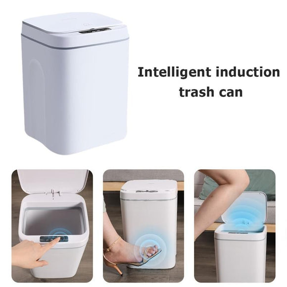 Automatic Sensor Dust Bin Intelligent Induction Trash Can 14L