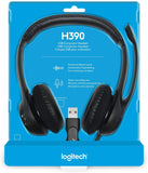 Logitech USB Headset H390 with Noise Cancelling Mic
