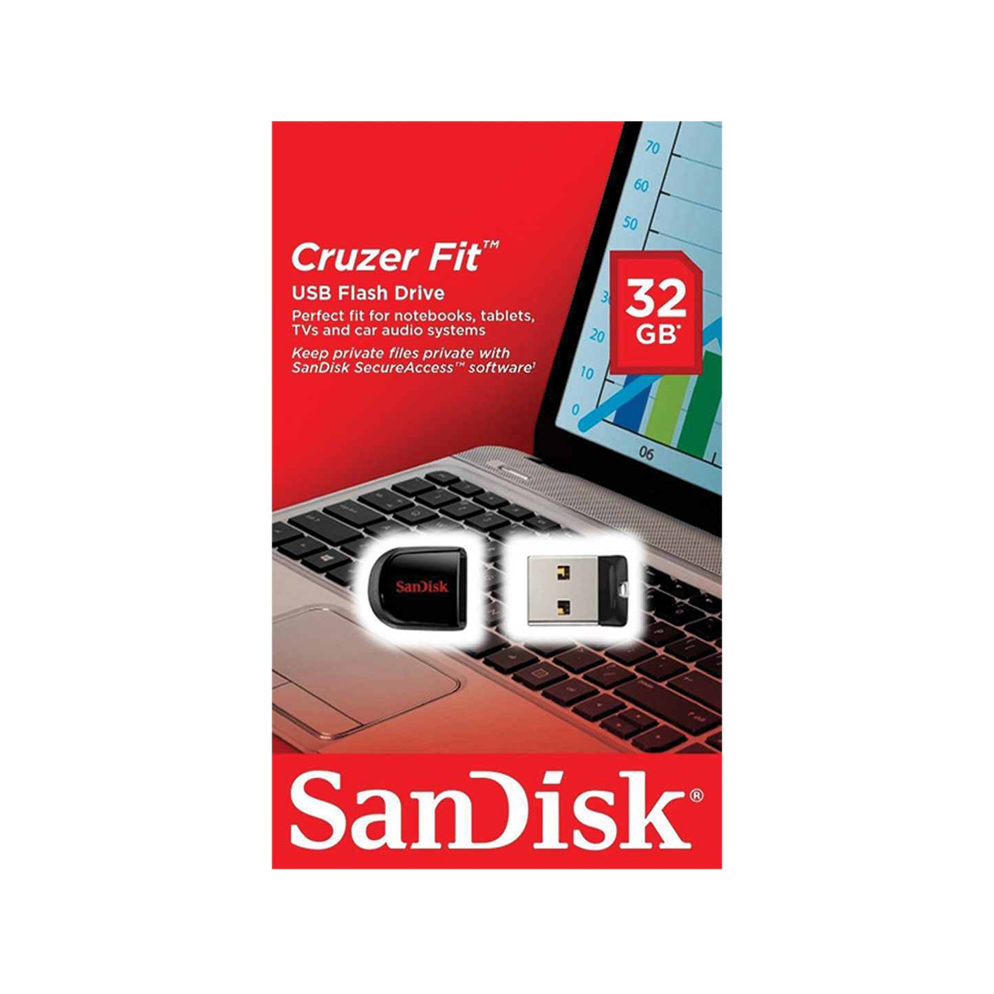 Sandisk Cruzer Fit Flashdrive 2.0