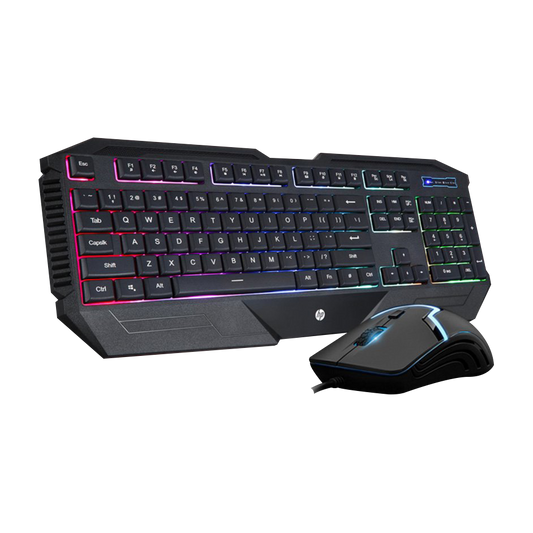 HP Gaming Ergonomic Backlit Keyboard and Mouse Combo GK1100
