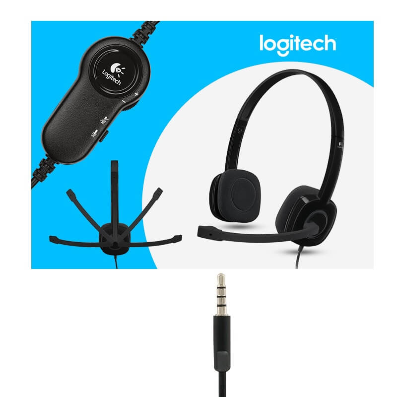 LOGITECH H151 STEREO HEADSET WITH MIC