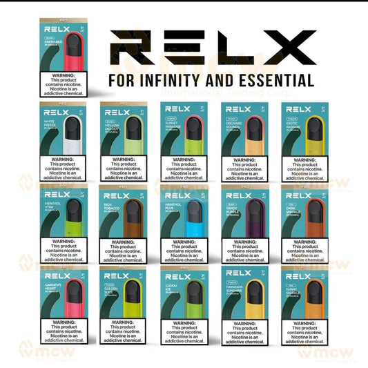 RELX PODS FOR INFINITY AND ESSENTIAL DEVICE