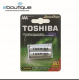 TOSHIBA NI-MH Heavy Duty Rechargable Battery 3AAA (TNH-03GAE)