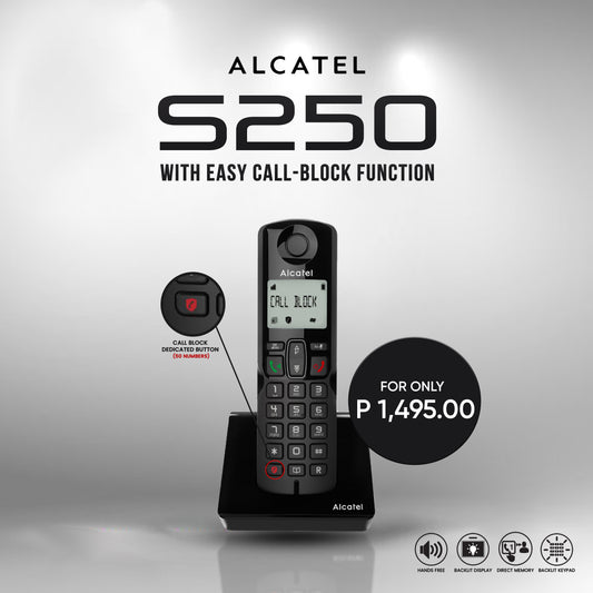 Alcatel S250 with Easy Call-Block function