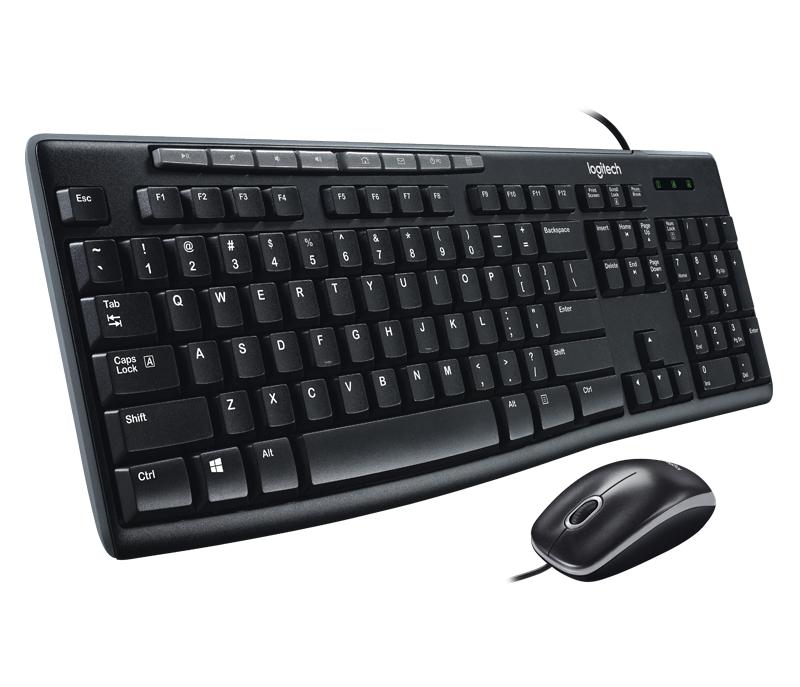 Logitech Media Keyboard and Mouse Combo MK200