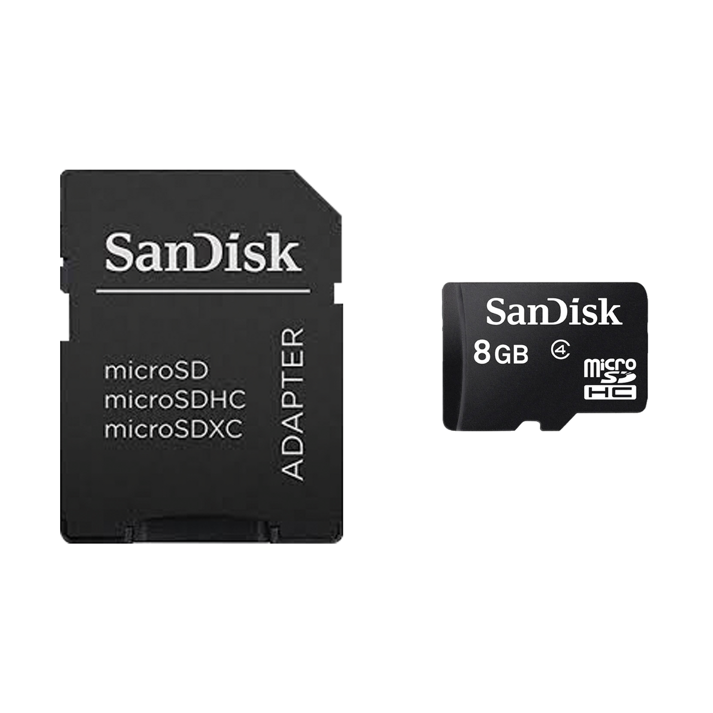 Sandisk 8GB Micro SD Class 4 with Adapter (MTO)