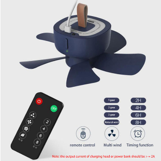 MINI USB CEILING FAN WITH REMOTE