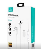 USAMS EP-41 LIGHTNING IN EARPHONE 1.2M WHITE (SJ453HS01)
