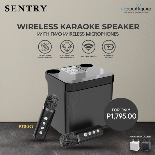 SENTRY YS-203 WIRELESS KARAOKE SPEAKER