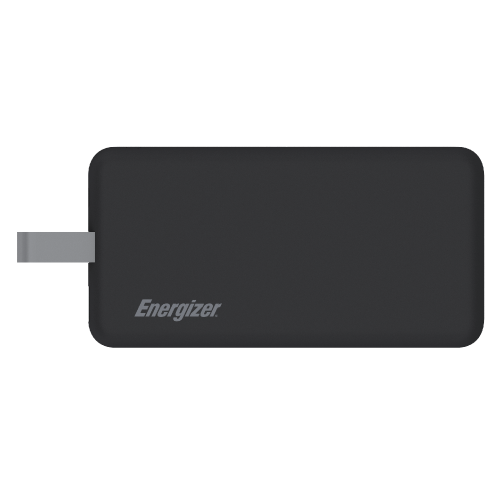 Energizer 8,000mAh Quick Charge with Built-in Micro USB Cable Power Bank UE8002MQ