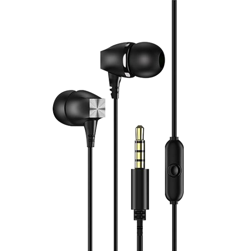 Usams EP-19 Metal In-ear Earphone with Mic US-SJ189