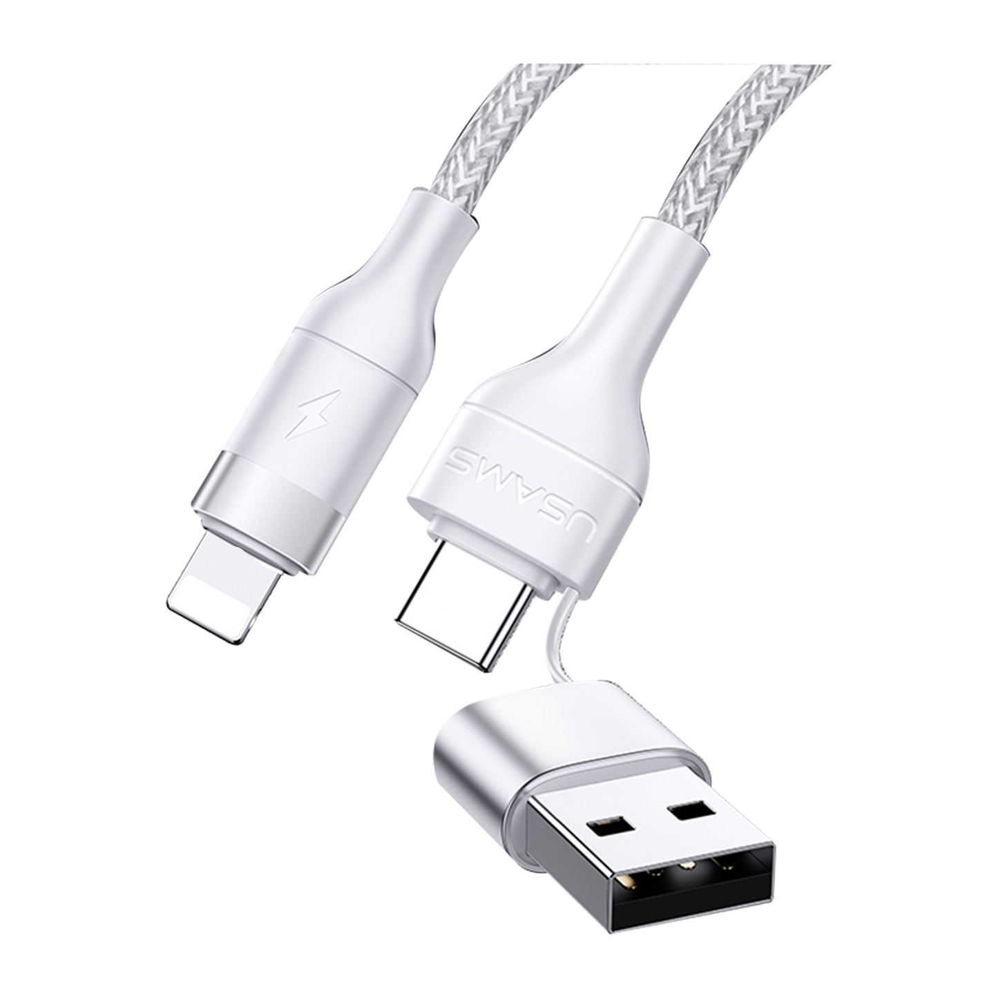 Usams U31 Type-C/USB To Lightning PD Fast Charging and Data Cable 1.2m US-SJ404