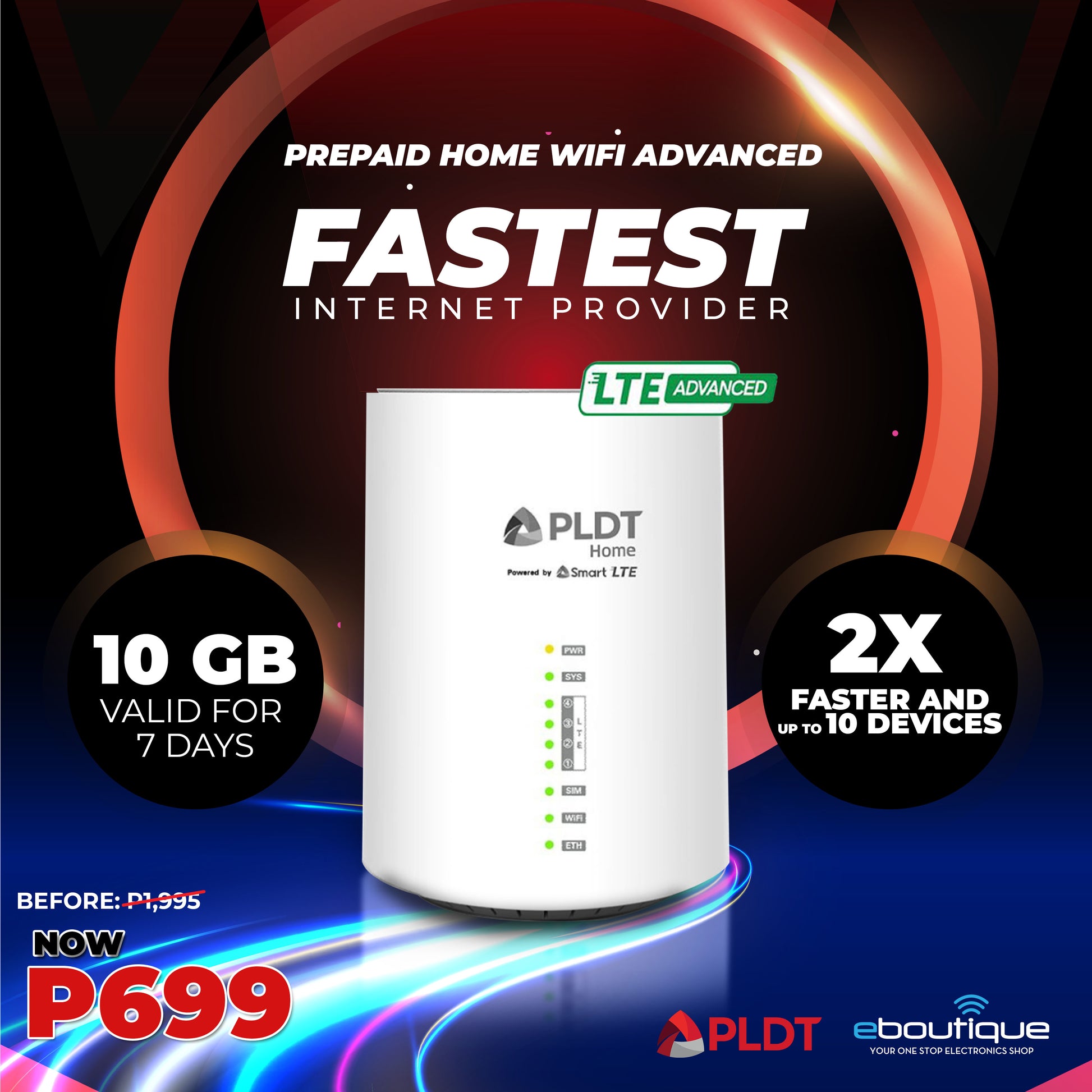 PLDT HOME PREPAID WIFI ADVANCE/ PLDT HOME PREPAID WIFI – Electronics ...