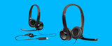 Logitech USB Headset H390 with Noise Cancelling Mic
