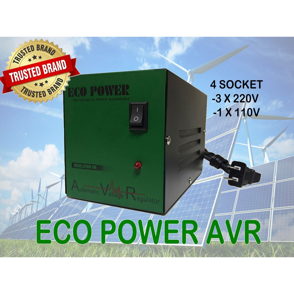 Eco Power 3x220v & 1x110v AVR 300W