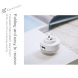 USAMS US-JD060 2.4A Two USB Ports Wall Charger with LED Night Light