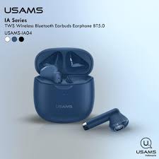 USAMS IA04 BT 5.0 Headphones Noise Cancelling Stereo TWS wireless Earbuds