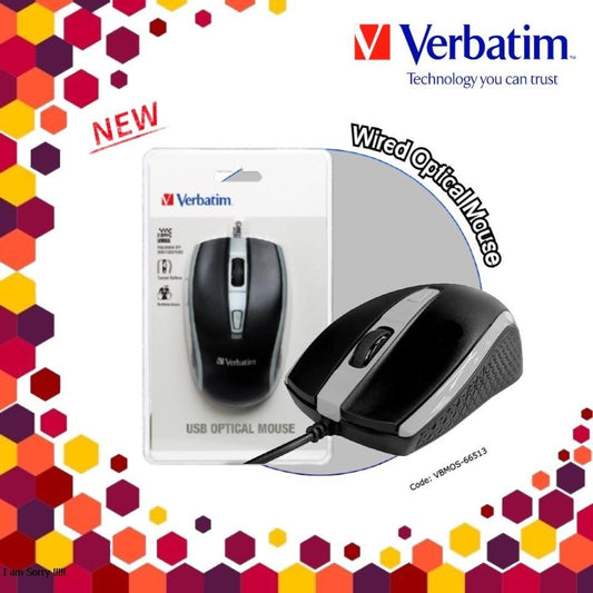 VERBATIM 66513 OPTICAL WIRED MOUSE