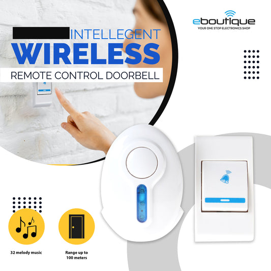 WIRELESS REMOTE DOORBELL 2 SPEAKER